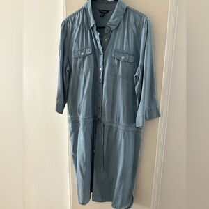 Conrad C Collection chambray denim dress sz 12